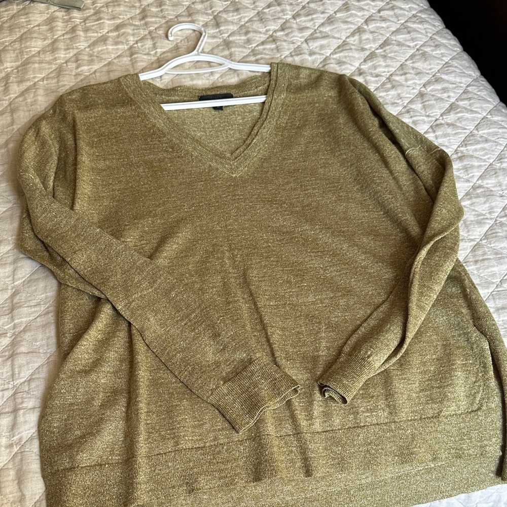 J. Crew Tan Knit Sweater